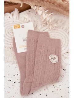 Dámské vlněné ponožky Béžové