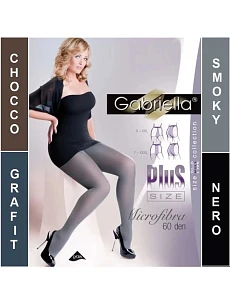 Dámske tričko z mikrovlákna 60 denier Plus Size kód 162 - Gabriella