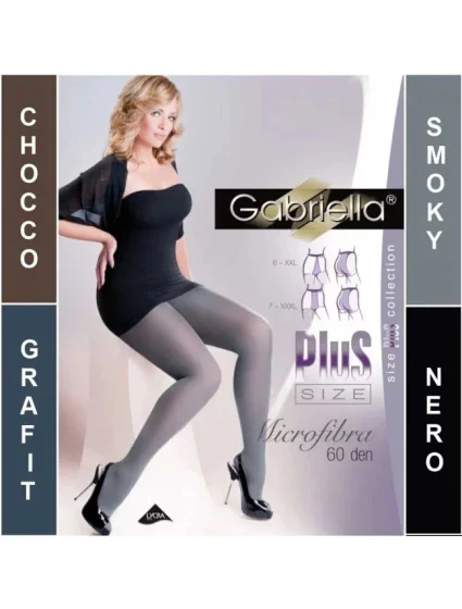 Dámske tričko z mikrovlákna 60 denier Plus Size kód 162 - Gabriella