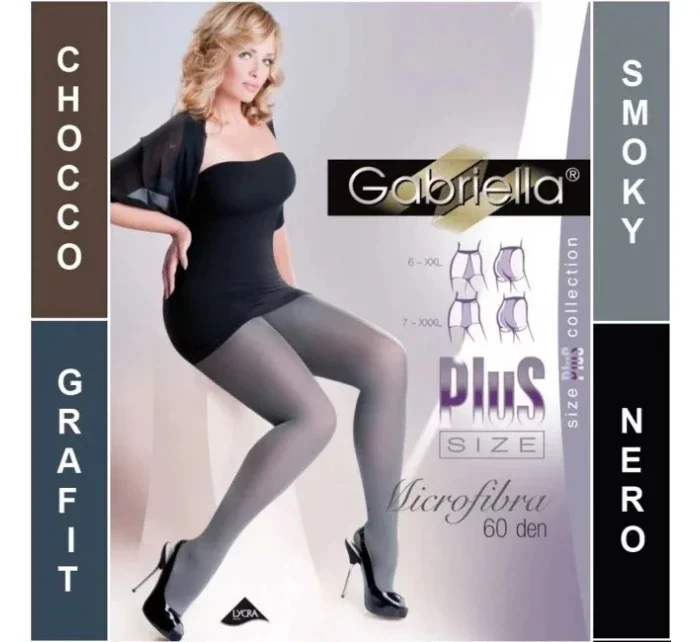 Dámske tričko z mikrovlákna 60 denier Plus Size kód 162 - Gabriella