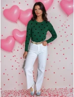 Dámsky sveter FREYJA green FashionStreet MY2065