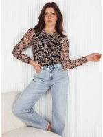 Dámská halenka hnědá a černá Dstreet model 21972918 - FashionStreet