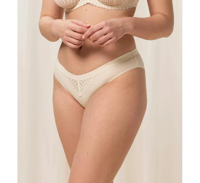 Dámske nohavičky Aura Spotlight Brazilian krémové - Triumph