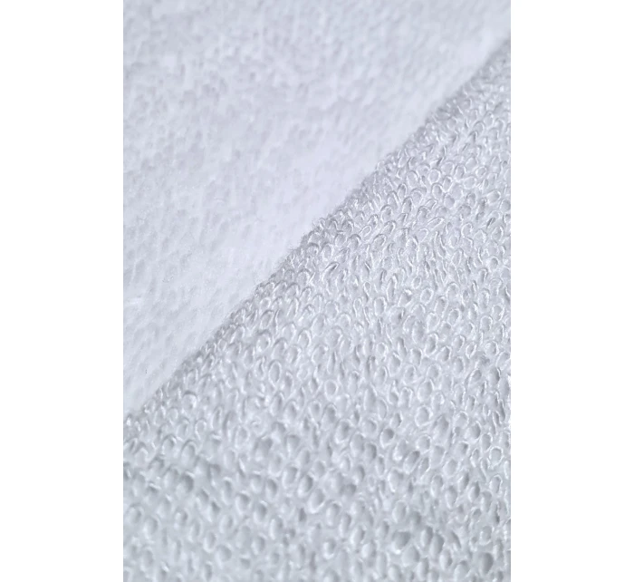 Unisex saunový župan s kapucňou 3150 biely - Vestis