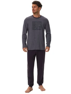 Pánske pyžamo 41909 Jarvis modré - HENDERSON