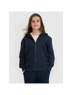 Bluza dresowa rozpinana z kapturem dziewczęca 4F 4FJWMM00TSWSF1861-31S