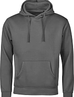 Tee Jays TJ 5152 Mikina s kapucňou z hrubej bavlny „Unlabeled“ 18.5152 prášková šedá