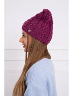 Rabbid fleecová čiapka K237 tmavo fialová