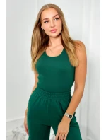 Set 3 v 1 mikina + top + nohavice zelený Set 3 v 1 mikina + top + nohavice zelený