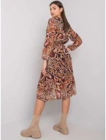 Šaty EM SK  světle hnědá model 16162016 - FPrice