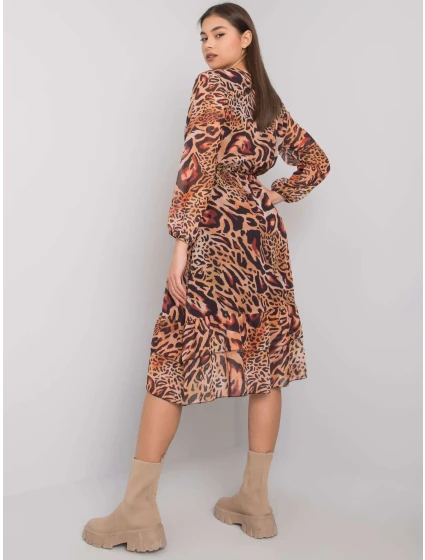 Šaty EM SK  světle hnědá model 16162016 - FPrice