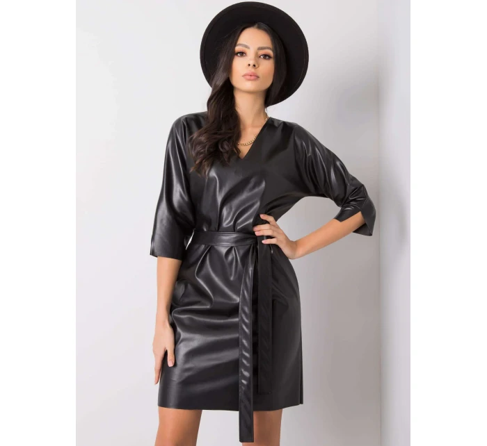 Šaty LK SK 508400.31 čierna farba