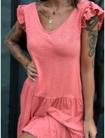 Sukienka TW SK model 18798994 koralowy - FPrice Sukienka TW SK model 18798994 koralowy - FPrice