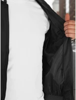 Pánská přechodná bunda bomber černá model 21986325 - Dstreet