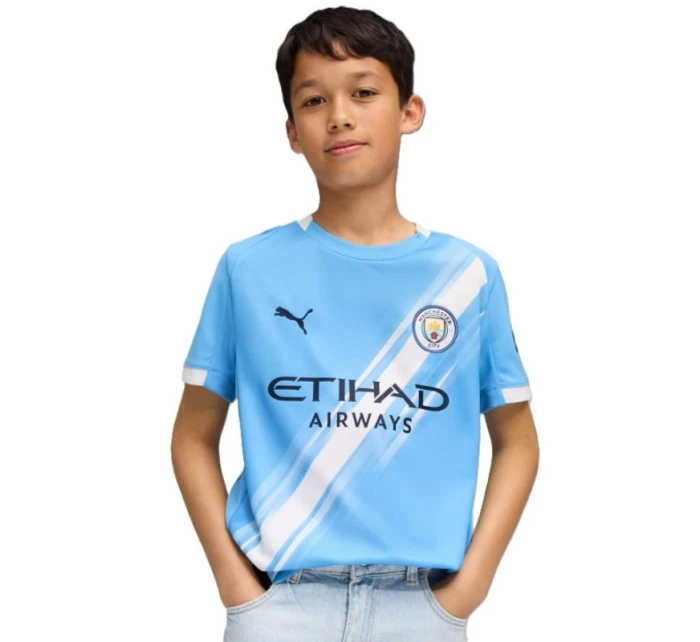 Puma Junior Manchester City Home Replica Shirt 780341-01 Puma Junior Manchester City Home Replica Shirt 780341-01