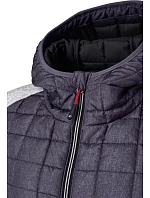 JN Dámská pletená hybridní bunda 02.0 grey melange/anthracite melange model 22528889 - Daiber JN Dámská pletená hybridní bunda 02.0 grey melange/anthracite melange model 22528889 - Daiber