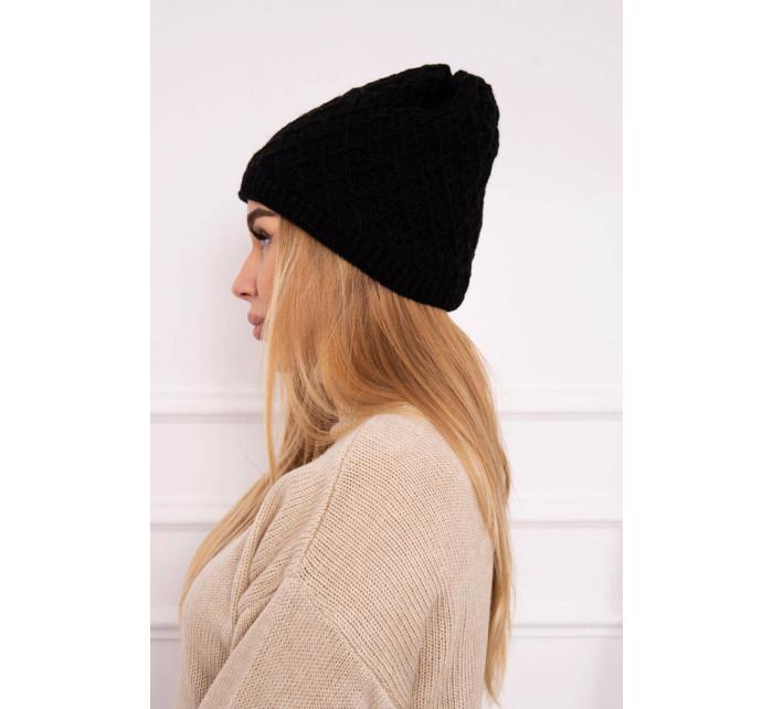 Fleecová čepice model 18750827 černá - K-Fashion