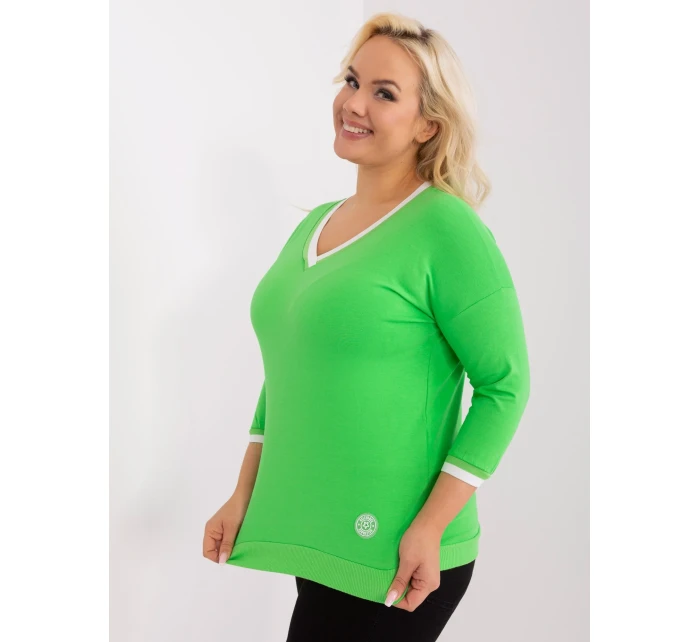 Bluzka RV BZ model 19154448 jasny zielony - FPrice Bluzka RV BZ model 19154448 jasny zielony - FPrice