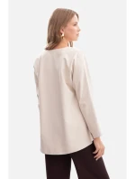 Pletený svetr s výstřihem do V model 21379910 - BeWear