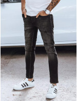Čierne pánske džínsové nohavice Dstreet UX3830