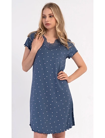 Dámská noční košile s krátkým rukávem model 22405318 - Vienetta