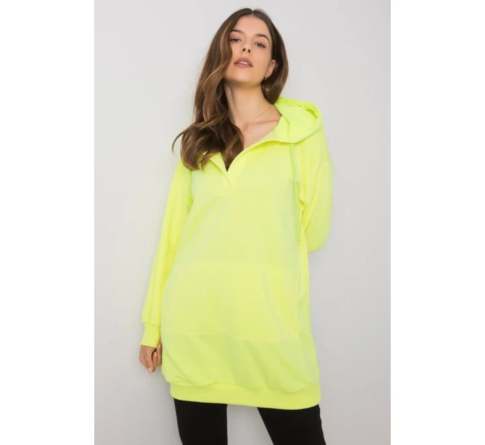 Dámska mikina Model EM-BL-ES-21-528.12X Fluo Yellow - Ex Moda