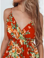 oranžové maxi šaty Dstreet model 21990226 - FashionStreet