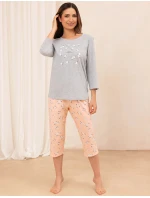 Pyžamo 3/4 2XL Z25/26 dámské model 21202400 - Regina Pyžamo 3/4 2XL Z25/26 dámské model 21202400 - Regina