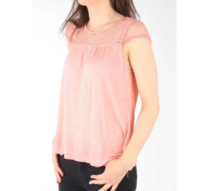 Tričko s krátkým rukávem Coral Peach W model 19010818 - Wrangler