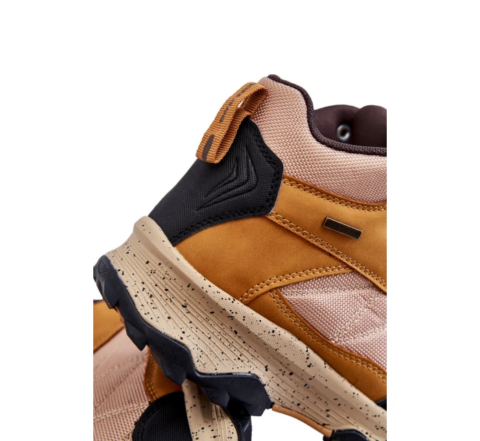 Pánské zateplené trekové boty model 21603169 velbloud - Cross Jeans