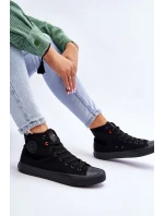 Dámské klasické vysoké tenisky Big Star model 21611825 Černé - Big Star Shoes