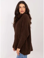 Jumper CH SW 72993.25 tmavohnedý