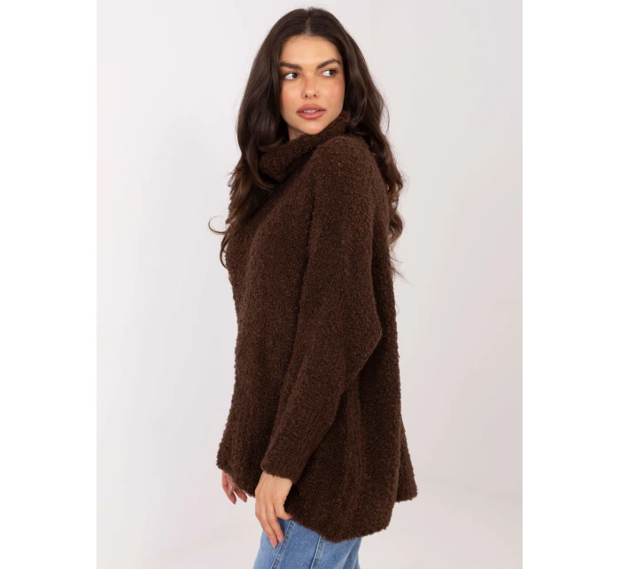 Jumper CH SW 72993.25 tmavohnedý