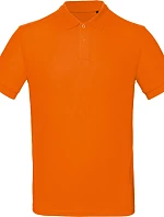 B&C Inspire Polo /men_° Pánske polo tričko z bio bavlny 01.0430 oranžové