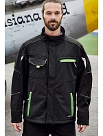 JN Pracovní letní softshellová bunda Color 02.0 black/lime green model 22492293 - Daiber JN Pracovní letní softshellová bunda Color 02.0 black/lime green model 22492293 - Daiber