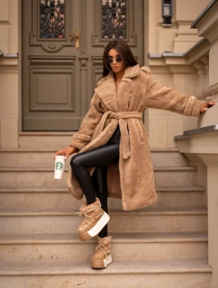 Kožené Dámské Sněhule Na Silné Podešvi S Kožešinou Big Star model 21669685 Hnědé - Big Star Shoes