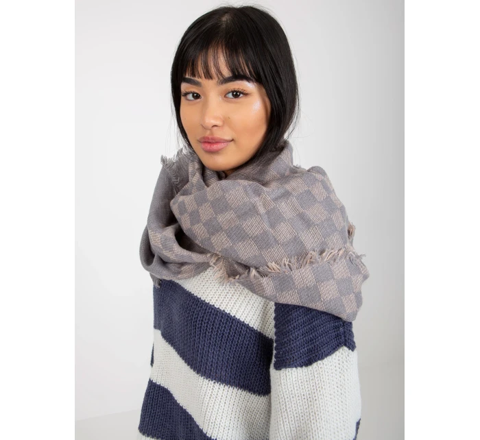 Tunelový šál AT KM 9501.10 šedoružová