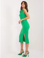 Sukienka DHJ SK model 19760182 zielony - FPrice Sukienka DHJ SK model 19760182 zielony - FPrice