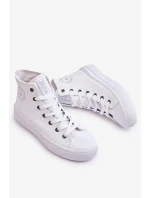 Dámské vysoké tenisky Big Star Bílé