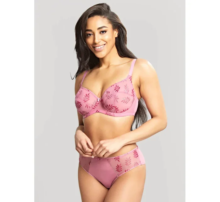 Dámska podprsenka Tango 9071A Ružová vzor Rose - Panache