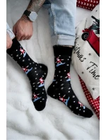 Pánske vianočné ponožky Santa on Snowboard 1290.032