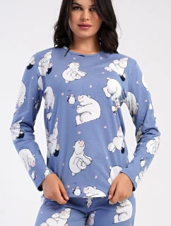 Dámské pyžamo dlouhé a model 21417091 - Vienetta