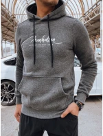 Pánská antracitová mikina s kapucí Dstreet model 21976078 - FashionStreet