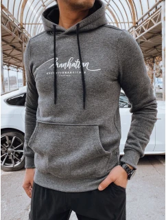 Pánská antracitová mikina s kapucí Dstreet model 21976078 - FashionStreet