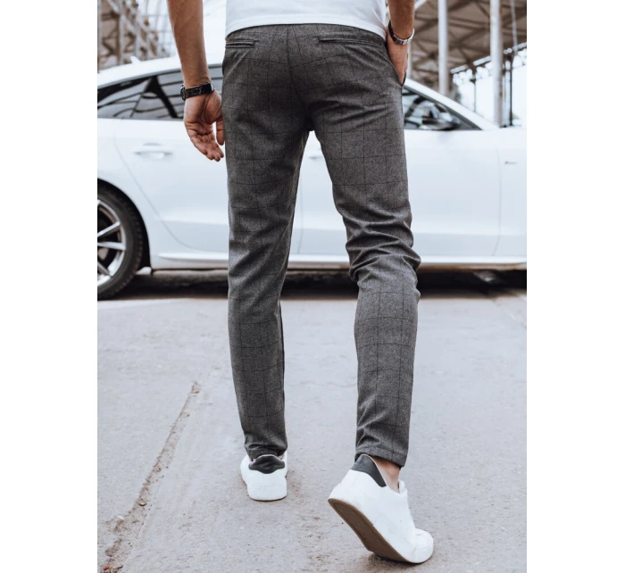 FashionStreet pánske ležérne sivé nohavice UX4406