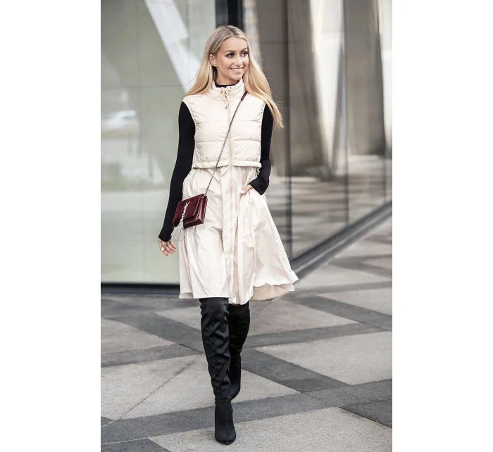 Světle béžová vesta s spodní částí model 17019417 - Ann Gissy