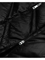 Dámska čierna prechodná bunda s kapucňou (H-97-1) Dámska čierna prechodná bunda s kapucňou (H-97-1)