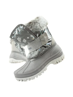 Lee Cooper zimné snežnice detské zateplené snežnice pre dievčatá sivé