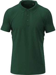 Stedman Stretch Polo – Pánske elastické polo tričko z hrubej bavlny typu piqué 05.9640, fľaškovozelená