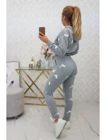 Sada s potlačou pištole šedá